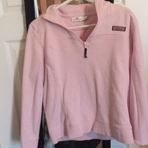 Vineyard Vines Light Pink Quarter ZIP